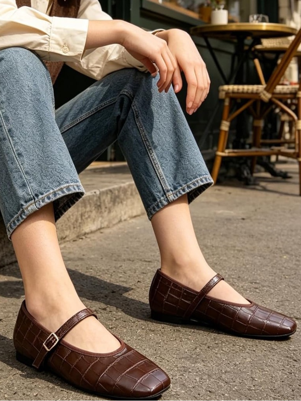 NIB- Zasda - 11. Mary Jane Ankle Strap Flats